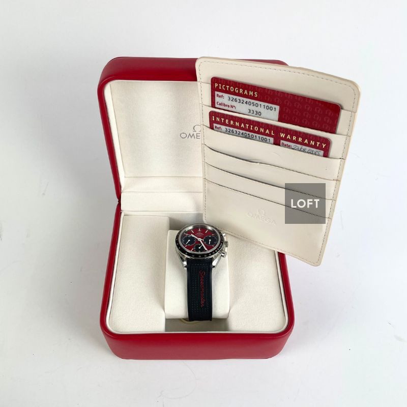 Omega Speedmaster Racing Chronograph Red Dial 40 mm