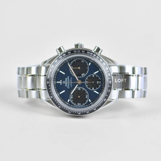 Omega Speedmaster Racing Chronograph Blue Dial 40 mm