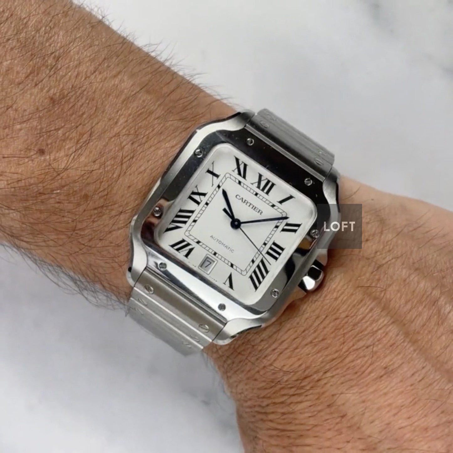 Cartier Santos de Cartier Grande Automatic Acero 39,8 mm
