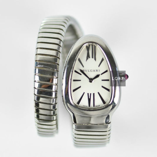 Bvlgari Serpenti Tubogas SP35C6SS.1T Cuarzo 35 mm