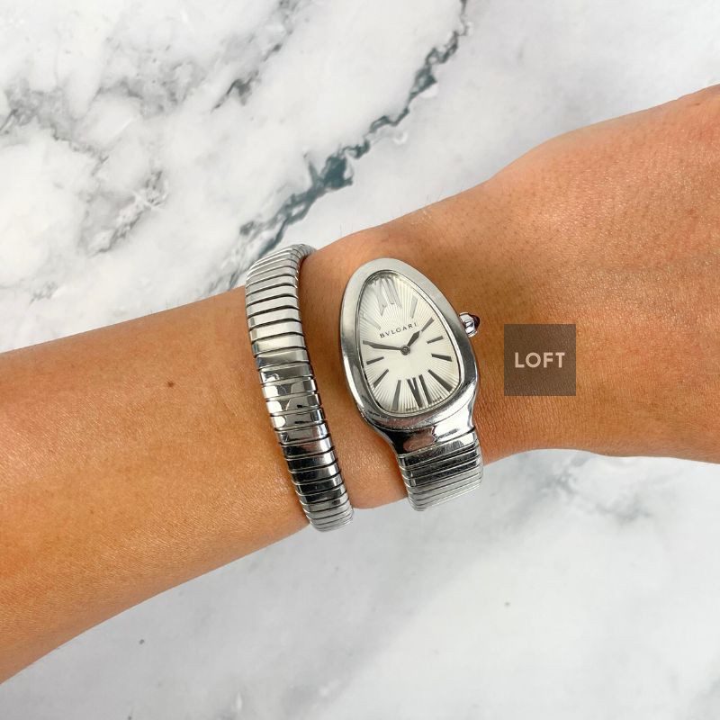 Bvlgari Serpenti Tubogas SP35C6SS.1T Cuarzo 35 mm