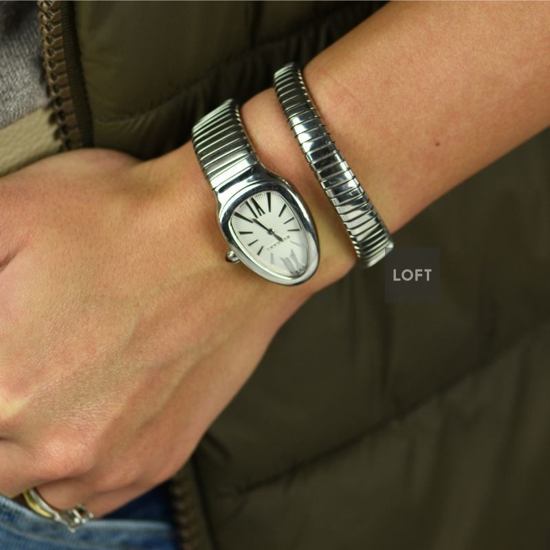 Bvlgari Serpenti Tubogas SP35C6SS.1T Cuarzo 35 mm