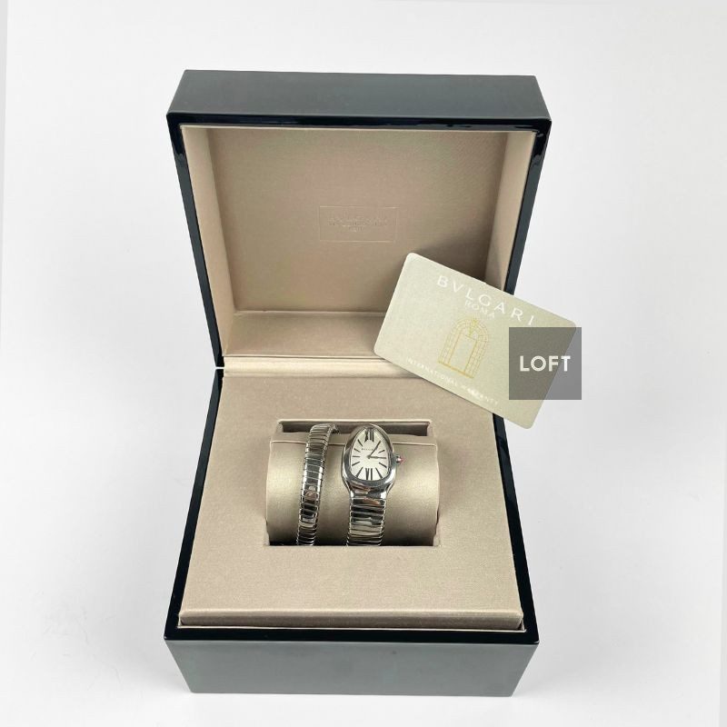 Bvlgari Serpenti Tubogas SP35C6SS.1T Cuarzo 35 mm