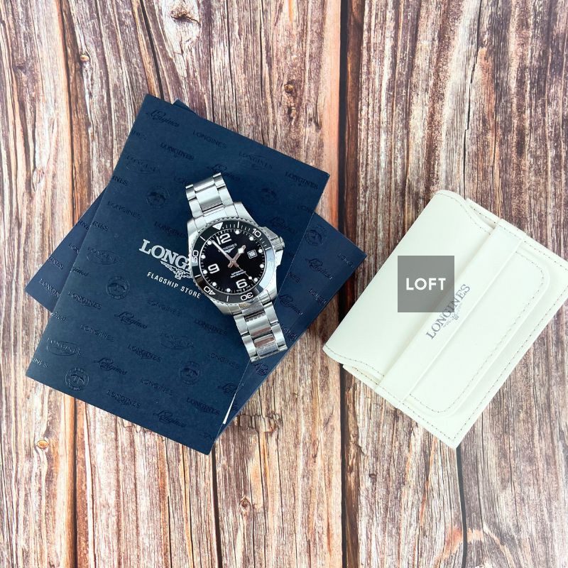 Longines HydroConquest Automatic Black Sunburst 43 mm