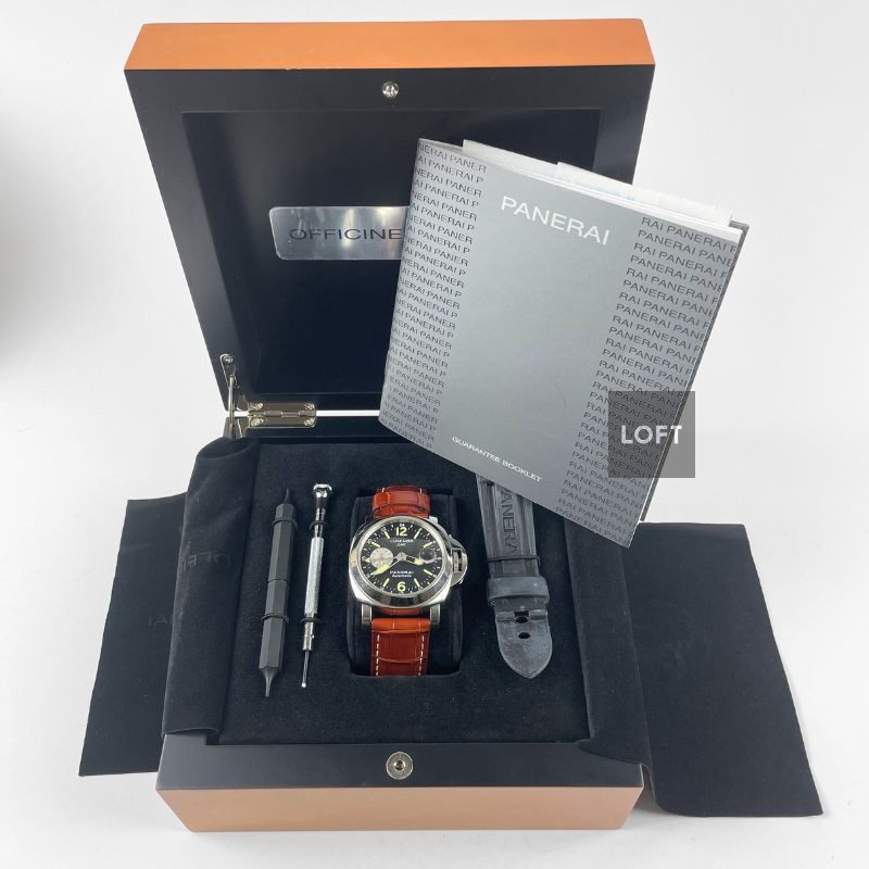 Panerai Luminor GMT Automatic Acciaio Black Dial 44 mm