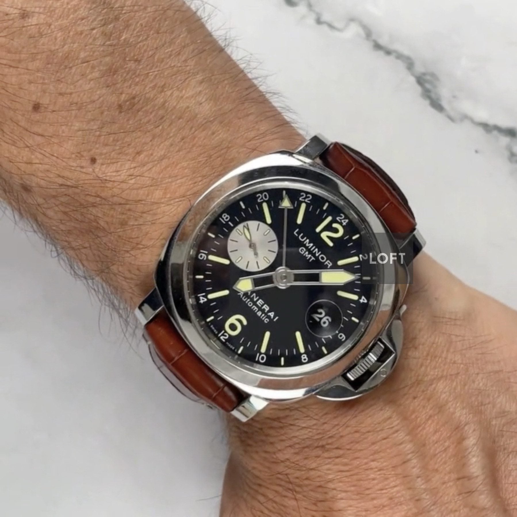 Panerai Luminor GMT Automatic Acciaio Black Dial 44 mm