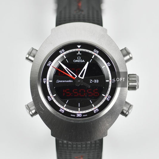 Omega Speedmaster Spacemaster Z-33 Ana-Digi Titanio 43 mm