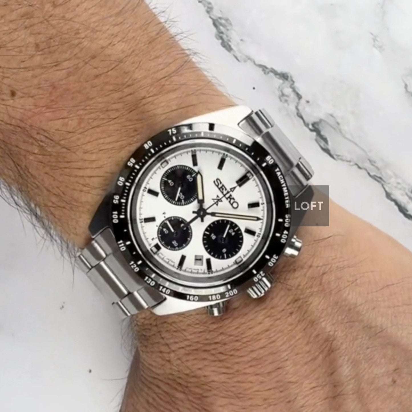 Seiko Prospex Speedtimer Solar Chronograph Panda 39 mm