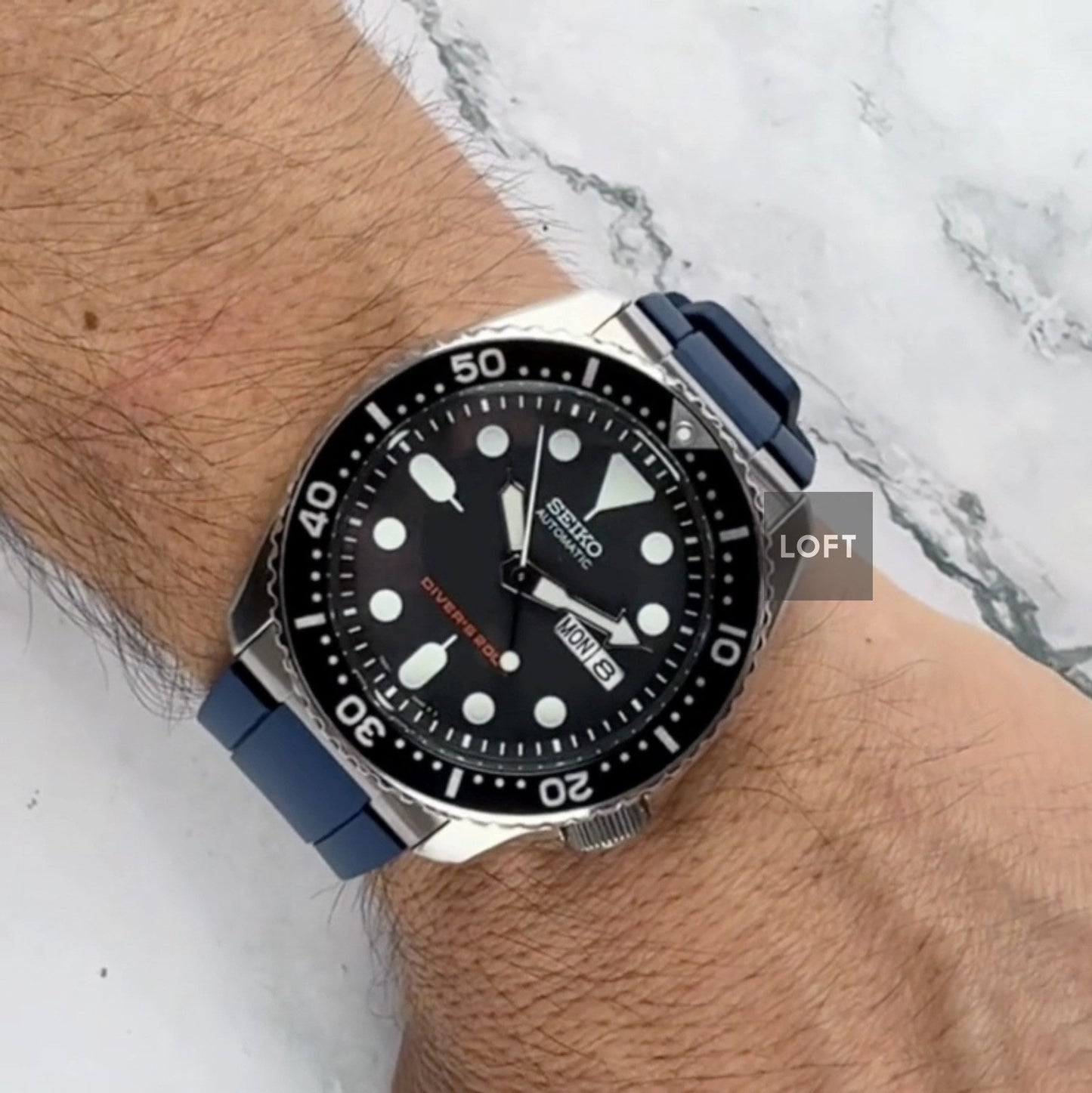 Seiko SKX007 Automatic Diver's 200m Black 42 mm