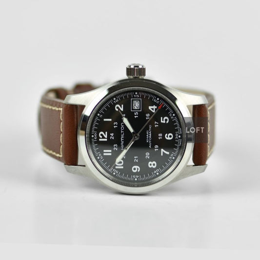 Hamilton Khaki Field Automatic Date Black Dial 38 mm