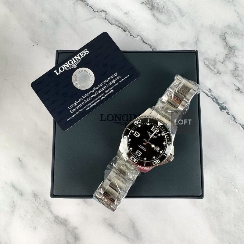 Longines HydroConquest Automatic Black Sunburst 41 mm