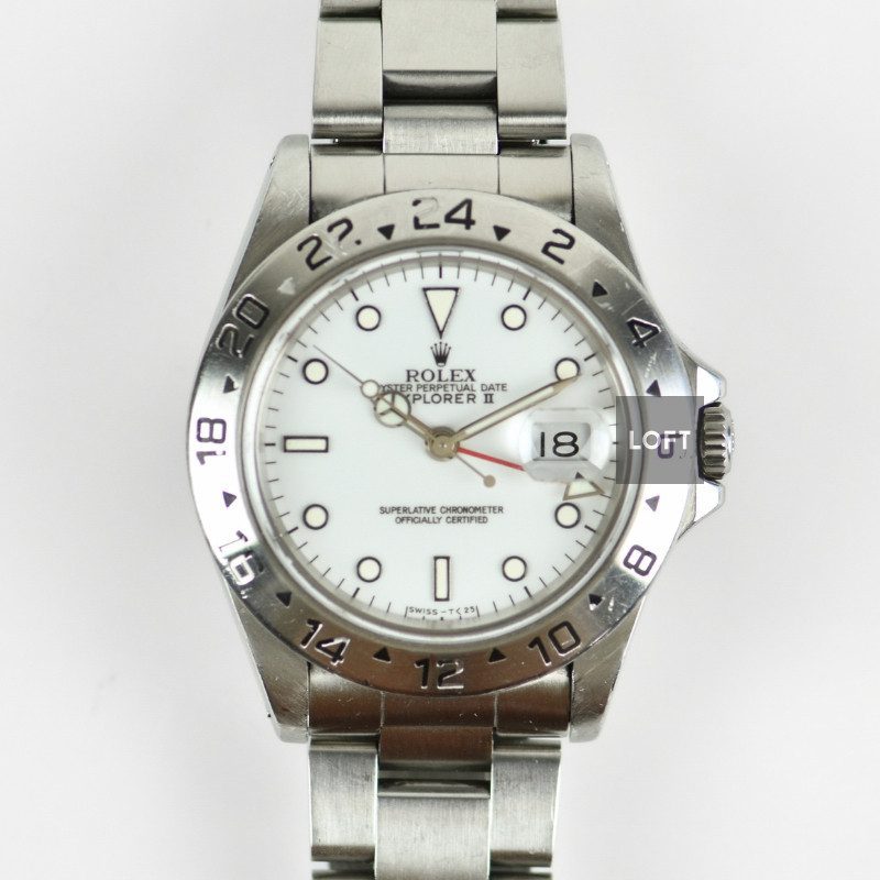 Rolex Explorer II 16570 GMT Polar Dial 40 mm