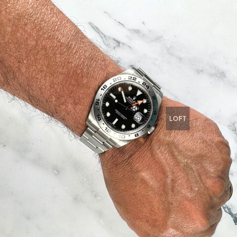 Rolex Explorer II 16570 GMT Black Dial 40 mm