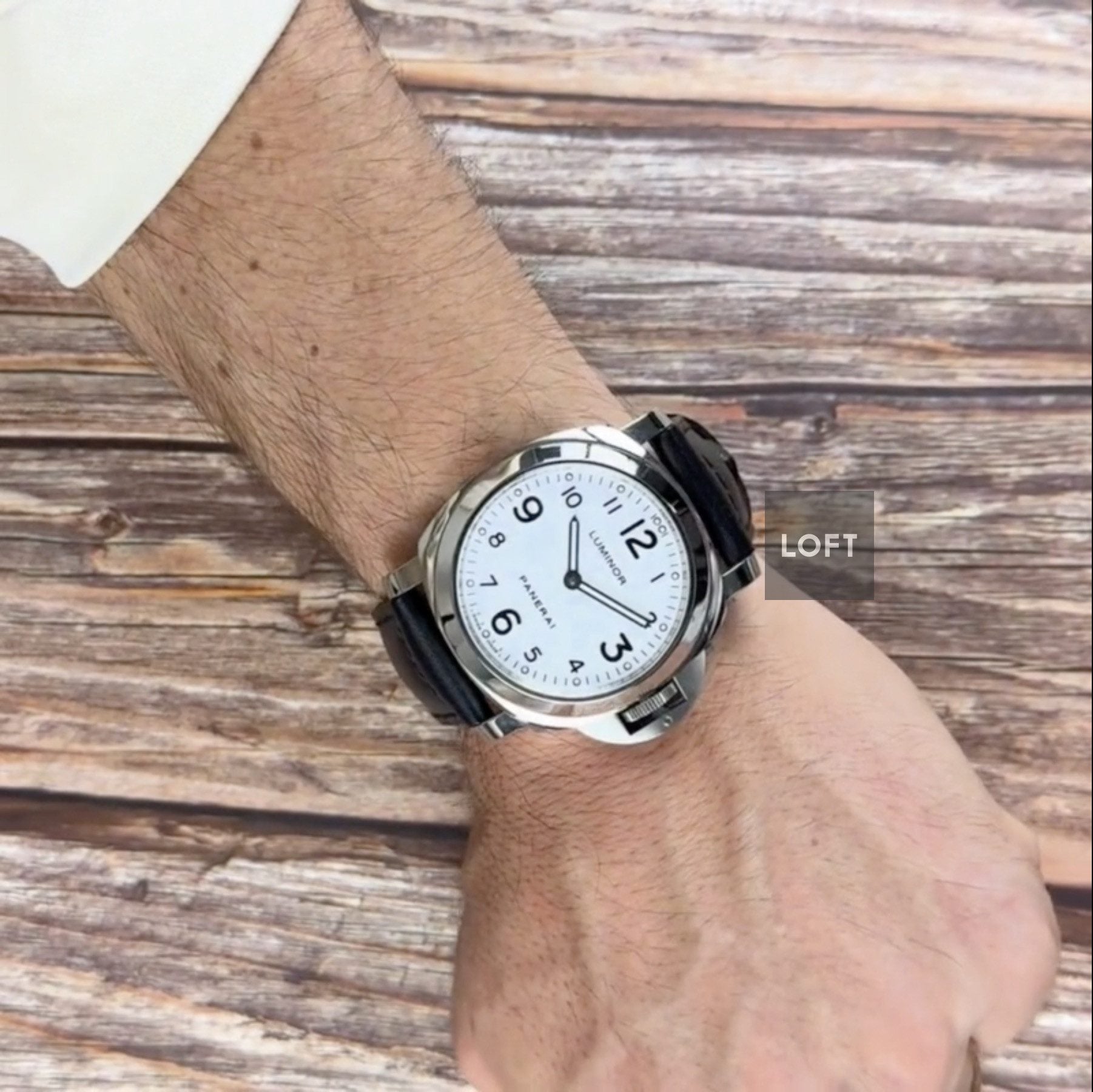 Panerai Luminor Base Handwound White Dial 44 mm