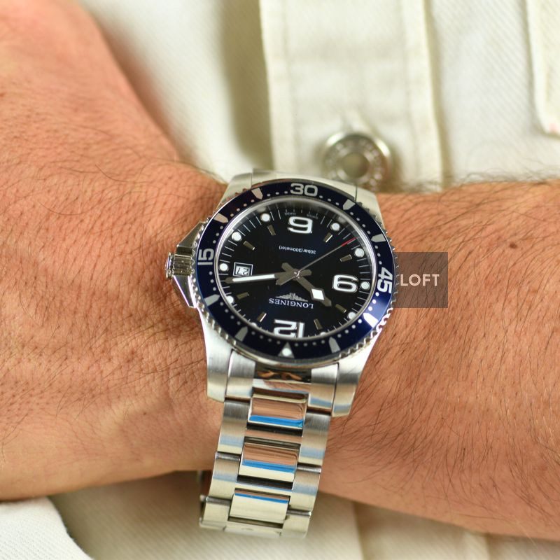 Longines HydroConquest Quartz 300 m Blue Dial 41 mm