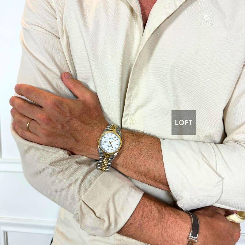 Rolex Datejust 16233 Roman Two-Tone Yellow Gold 36 mm