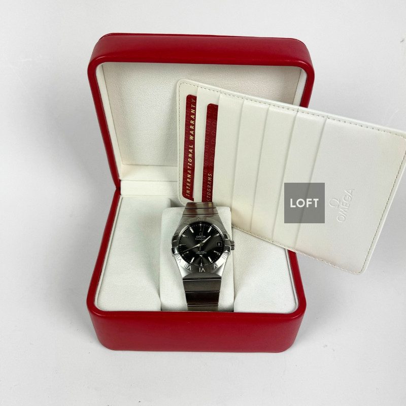 Omega Constellation Automatic Co-Axial Grey Dial 38 mm