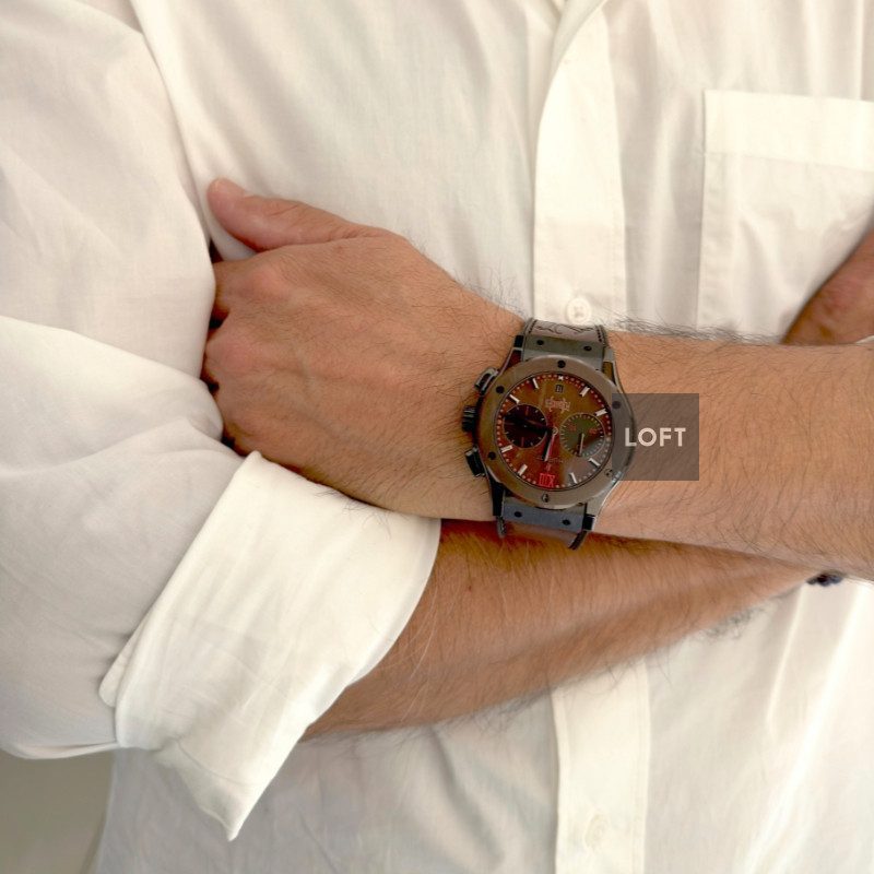Hublot Classic Fusion Chronograph Forbidden X Tobacco Dial 45 mm