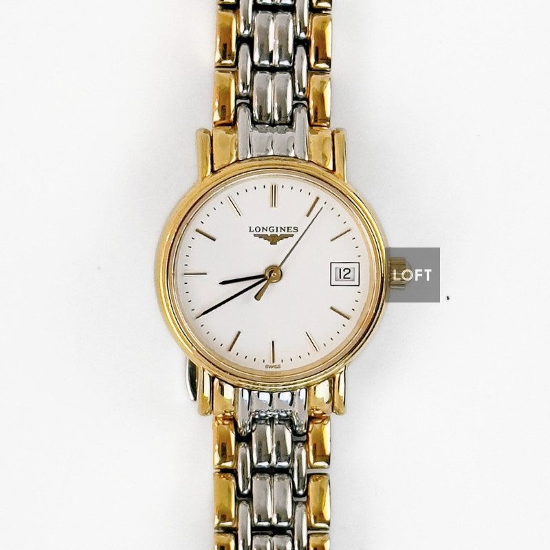 Longines Presence Quartz SS White Dial Two-Tone 23,5 mm