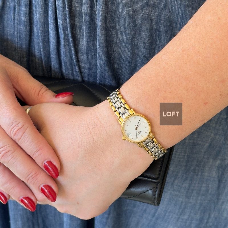 Longines Presence Quartz SS White Dial Two-Tone 23,5 mm