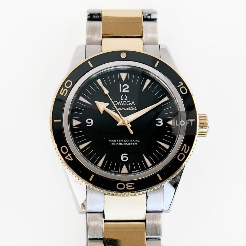 Omega Seamaster 300 Yellow Gold/Steel Black Dial 41 mm
