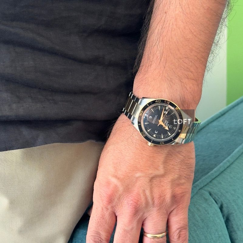 Omega Seamaster 300 Yellow Gold/Steel Black Dial 41 mm