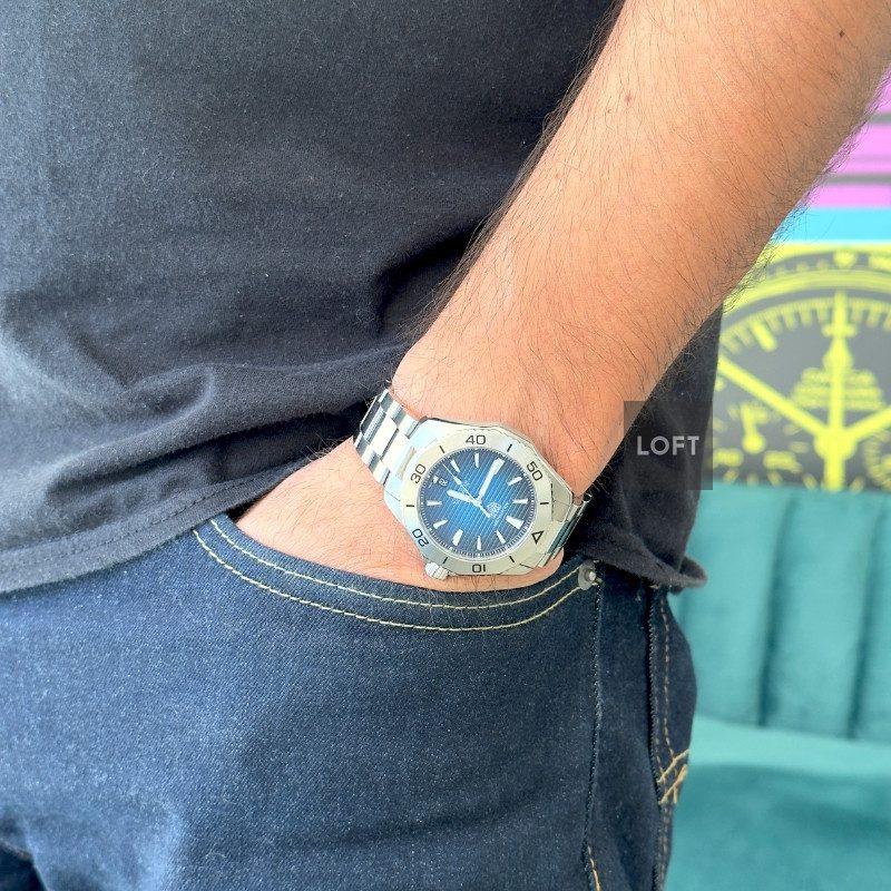TAG Heuer Aquaracer Calibre 5 Automatic Blue Dial 40 mm