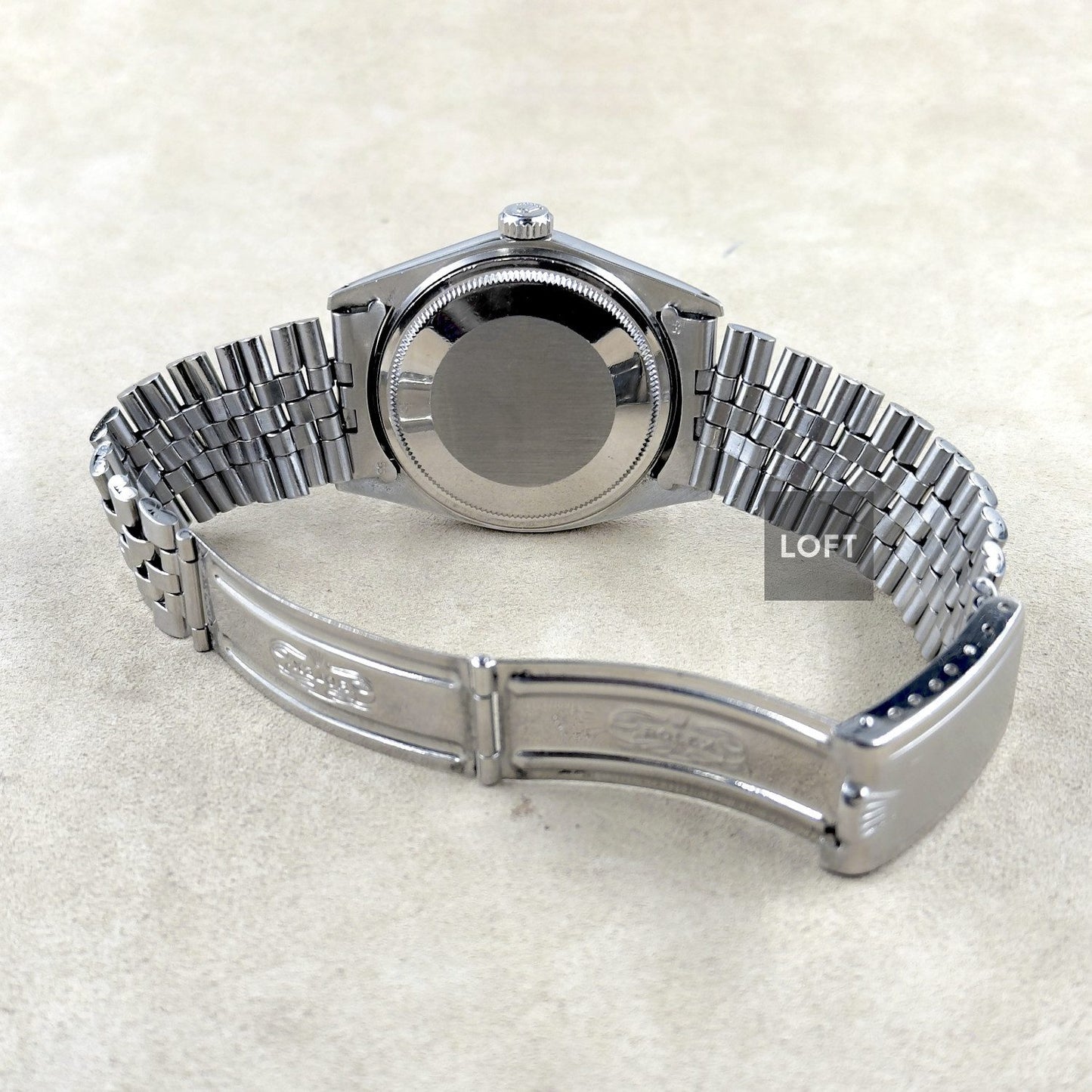 Rolex Datejust 1601 Acero y Oro blanco Bisel estriado 36 mm