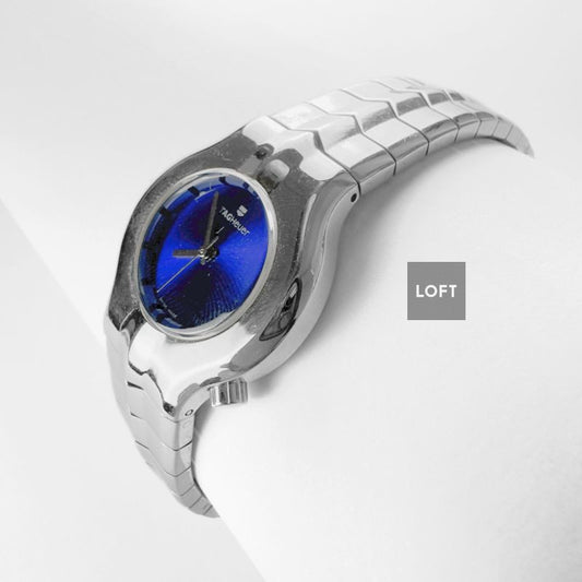 TAG Heuer Alter Ego Quartz Stainless Steel Blue Dial 29 mm