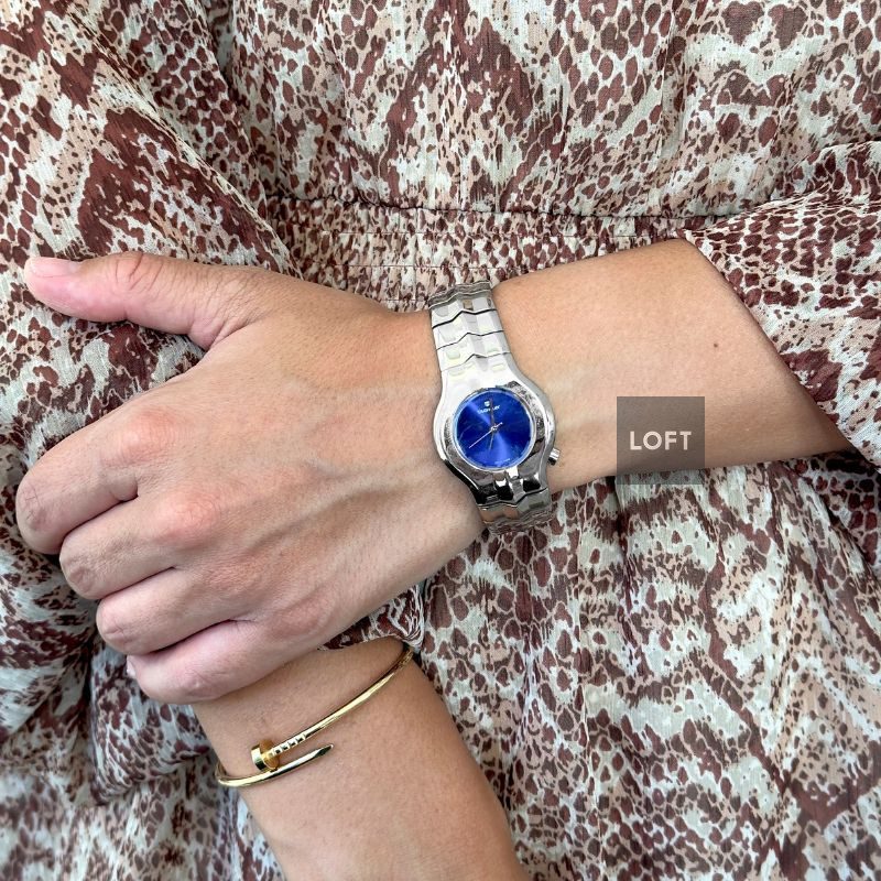 TAG Heuer Alter Ego Quartz Stainless Steel Blue Dial 29 mm
