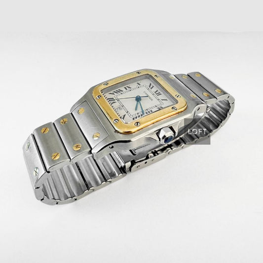 Cartier Santos Galbée Steel/Yellow Gold White Dial 29 mm