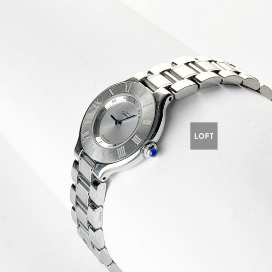 Cartier 21 Must de Cartier Steel Ladies 28 mm