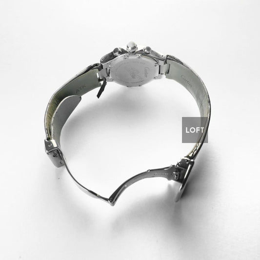 Cartier Must 21 Chronoscaph Ladies Satin Strap 36 mm