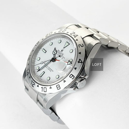 Rolex Explorer II 16570 GMT Polar Dial 40 mm