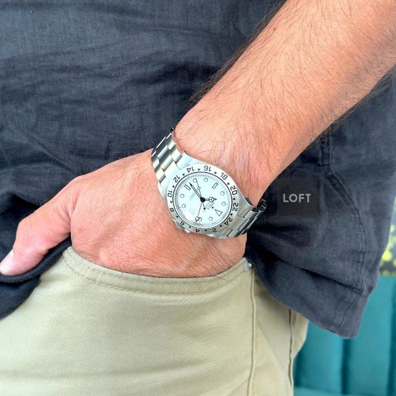 Rolex Explorer II 16570 GMT Polar Dial 40 mm