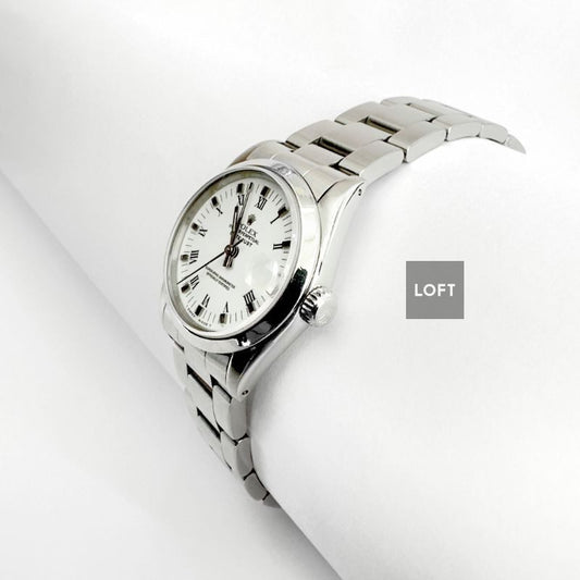 Rolex Midsize Datejust Ref. 68240 White Roman Dial 31 mm