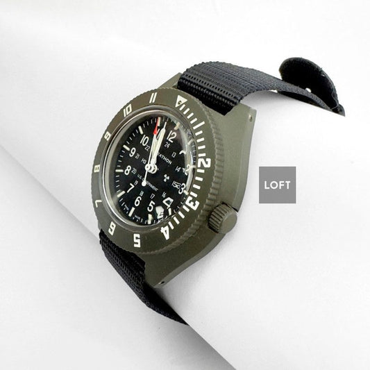 Marathon Military Navigator Pilot's Quartz Date US Government 41 mm