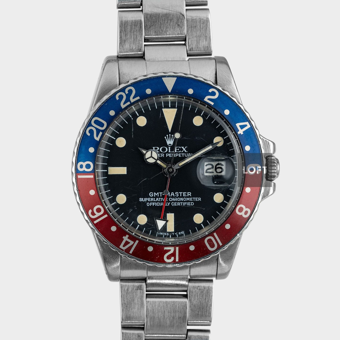 Rolex GMT-Master Ref. 1675 Pepsi Bezel 40 mm