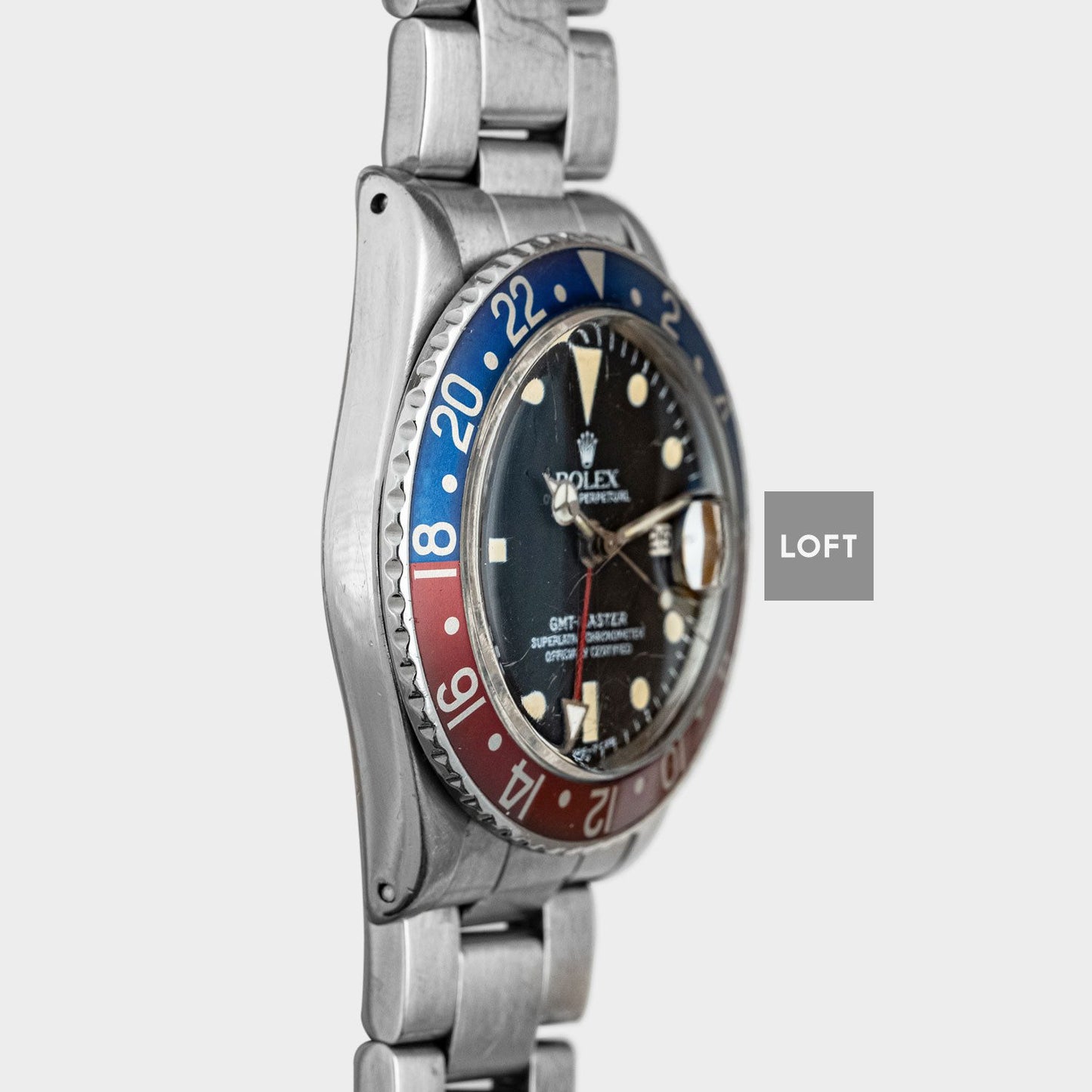 Rolex GMT-Master Ref. 1675 Pepsi Bezel 40 mm
