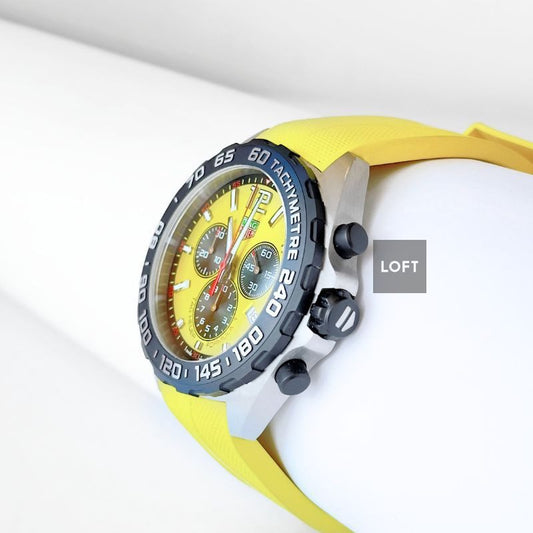 TAG Heuer Formula 1 Quartz Chronograph Yellow Dial 43 mm