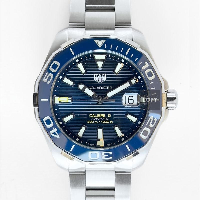 TAG Heuer Aquaracer Calibre 5 Automatic Blue Dial 43 mm