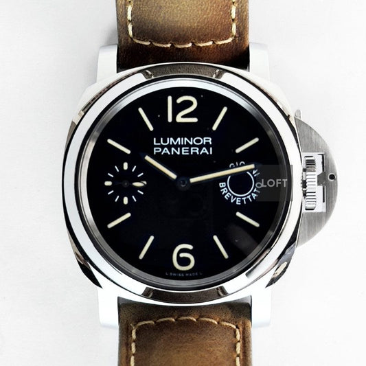 Panerai Luminor Marina 8 Days Steel/Black Brevettato 44 mm