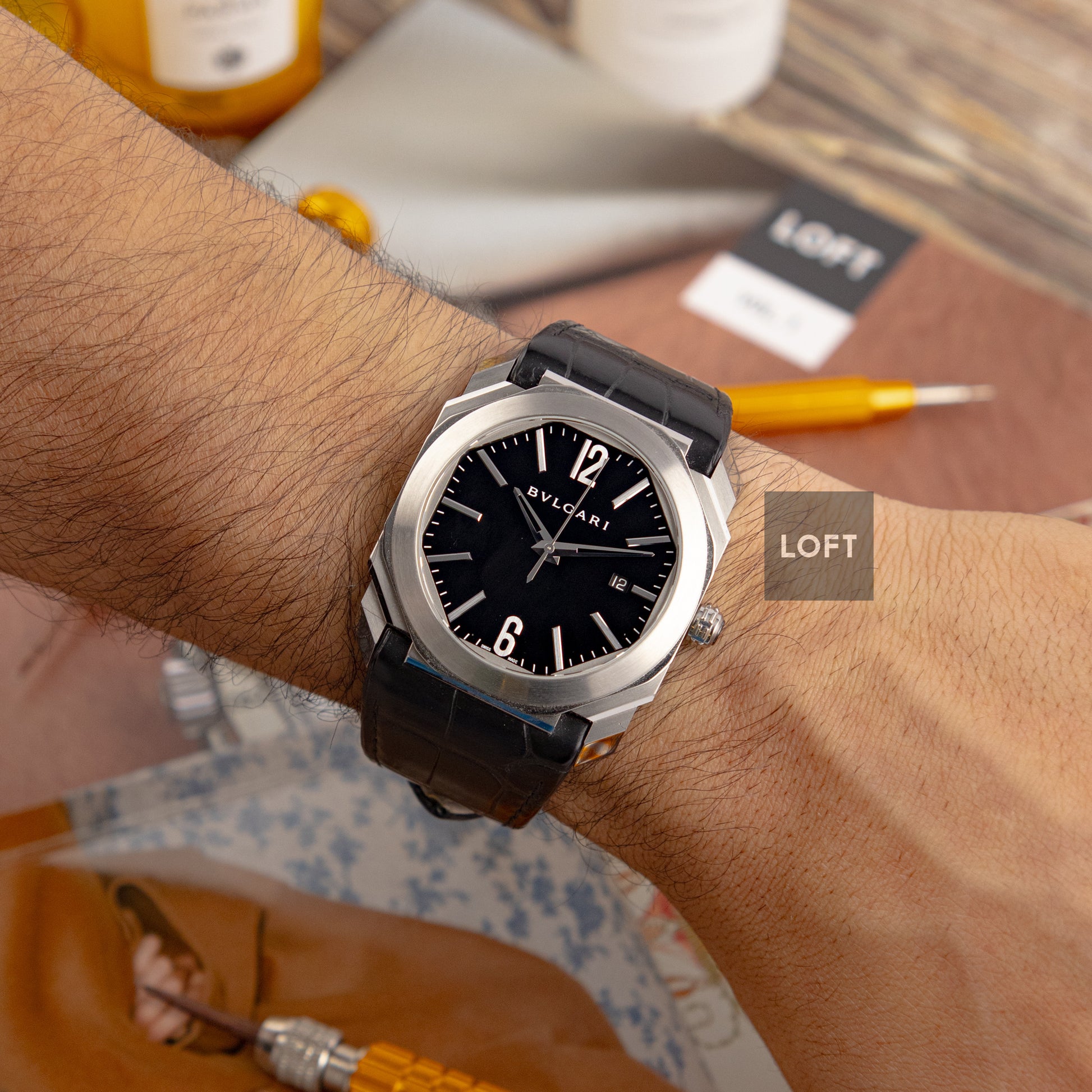 Bvlgari Octo Solotempo Automatic Black Dial 41 mm