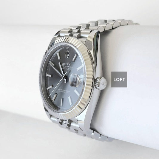 Rolex Datejust 41 Oystersteel/White Gold Jubilee Slate Dial