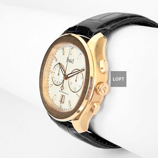 Piaget Polo 18k Rose Gold Automatic Chronograph 42 mm