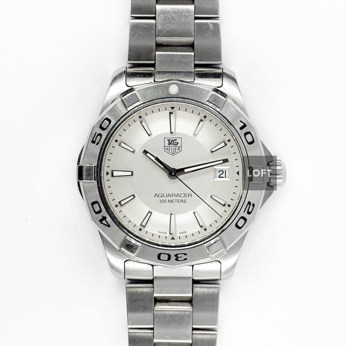 TAG Heuer Aquaracer 300M Quartz Silver Dial 39 mm