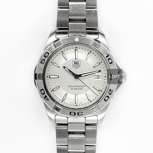 TAG Heuer Aquaracer 300M Quartz Silver Dial 39 mm