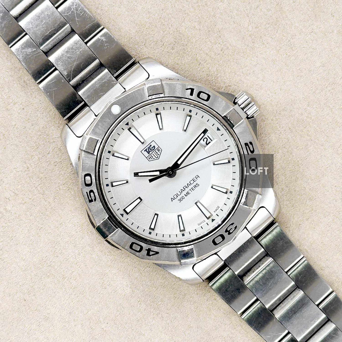 TAG Heuer Aquaracer 300M Quartz Silver Dial 39 mm