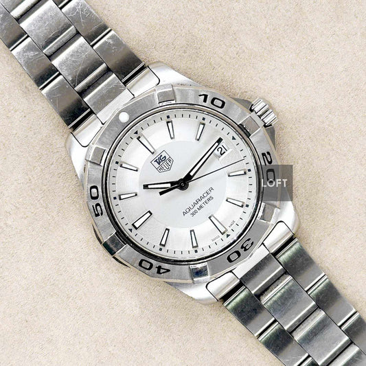 TAG Heuer Aquaracer 300M Quartz Silver Dial 39 mm