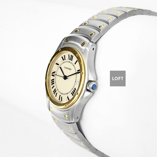 Cartier Santos Ronde 1910 Steel/Yellow Gold 33 mm